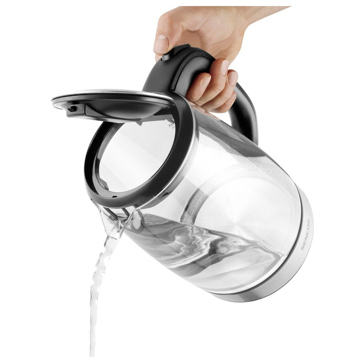 "SENCOR" SWK2080BK ELEC KETTLE 2L (GLASS)