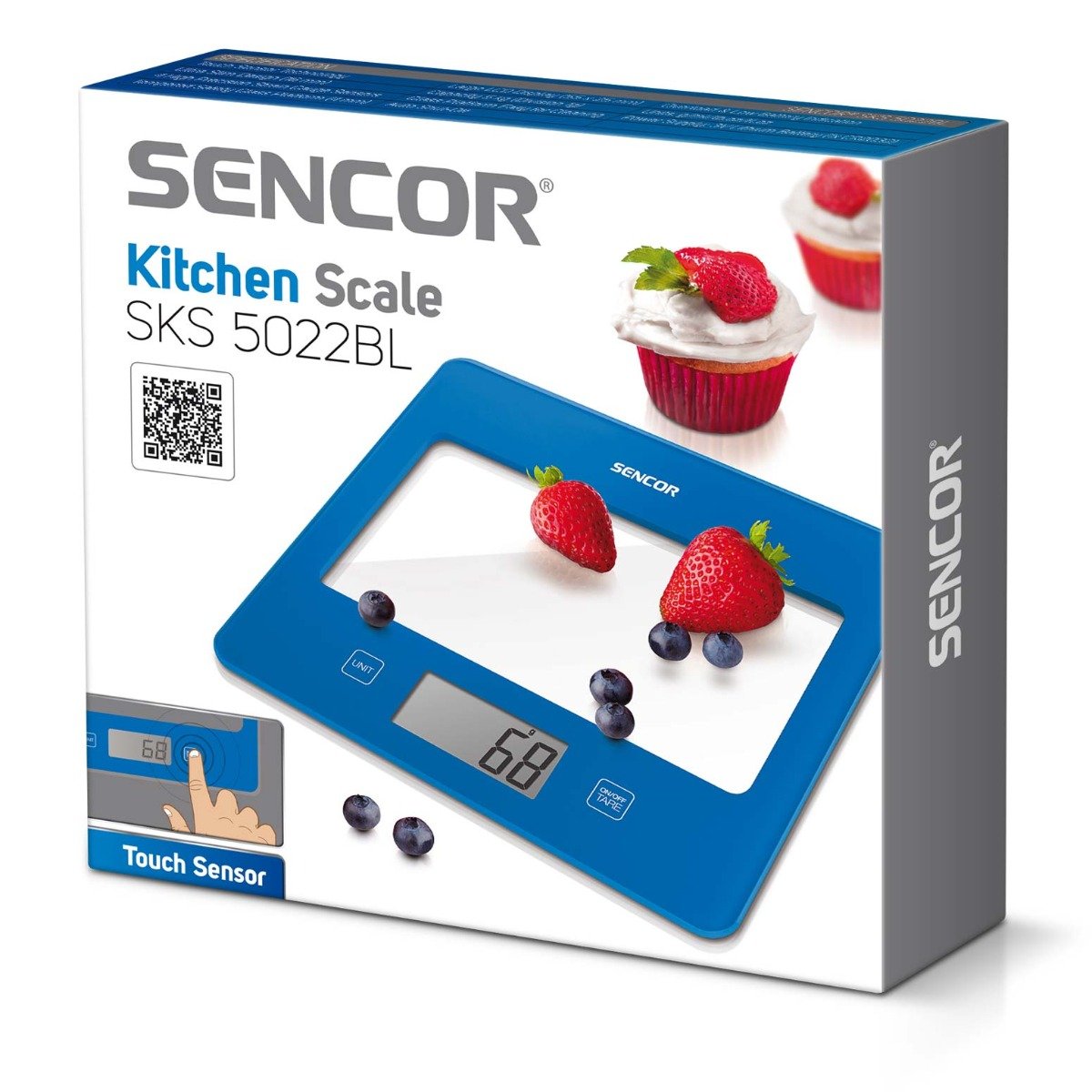 "SENCOR" SKS 5022BL KITCHEN SCALE- BLUE