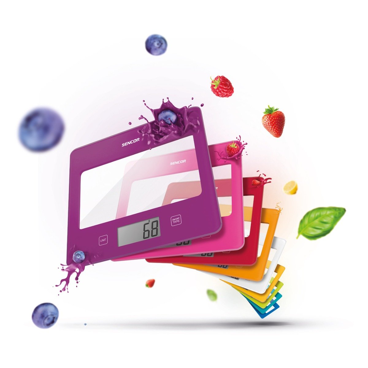 "SENCOR" SKS 5022BL KITCHEN SCALE- BLUE