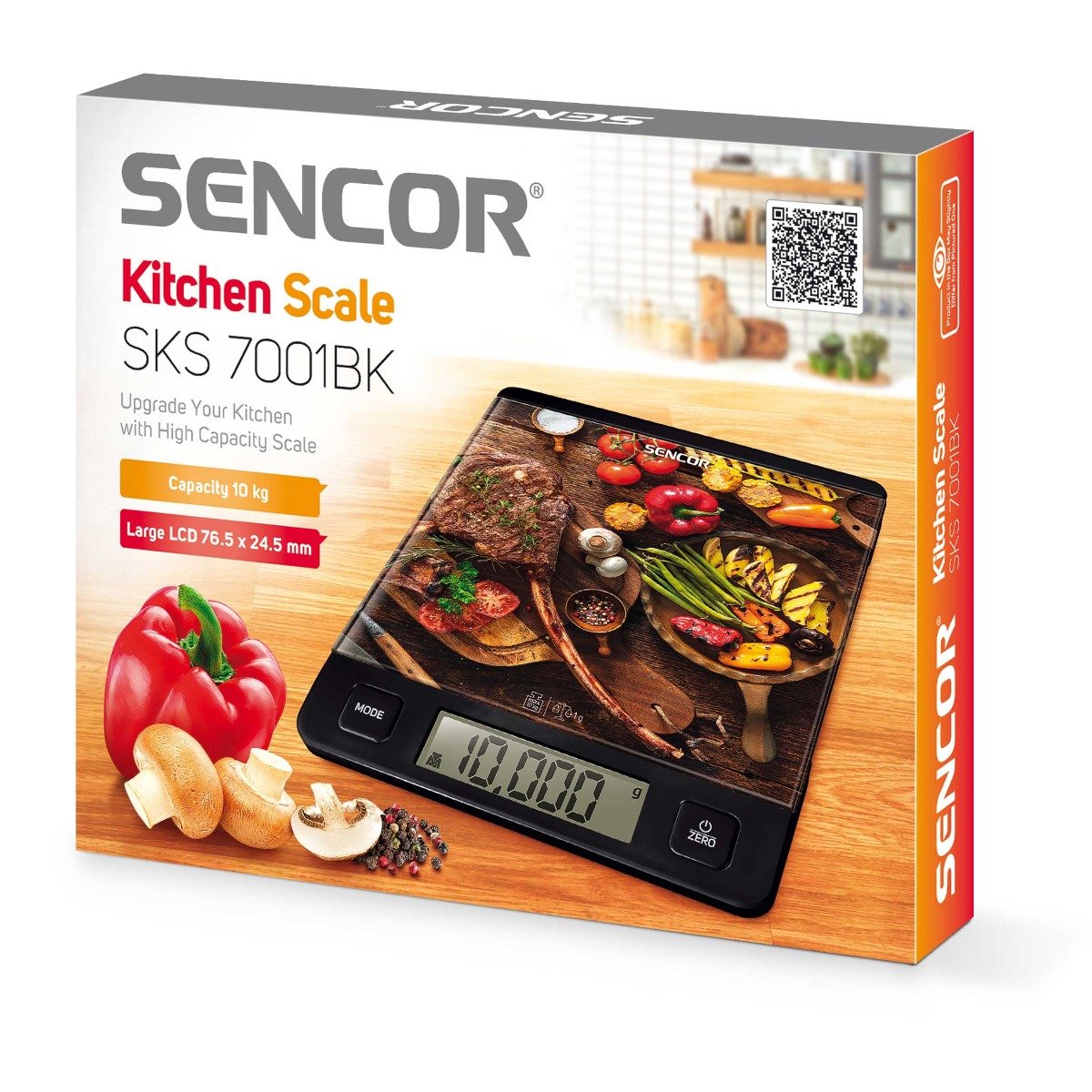 "SENCOR" SKS 7001BK KITCHEN SCALE