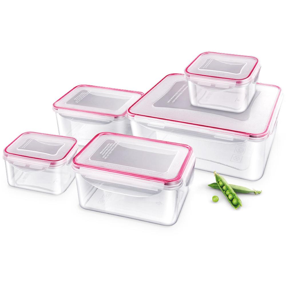 "LAMART" LT6000 FOOD BOX SET 5PCS CLIP