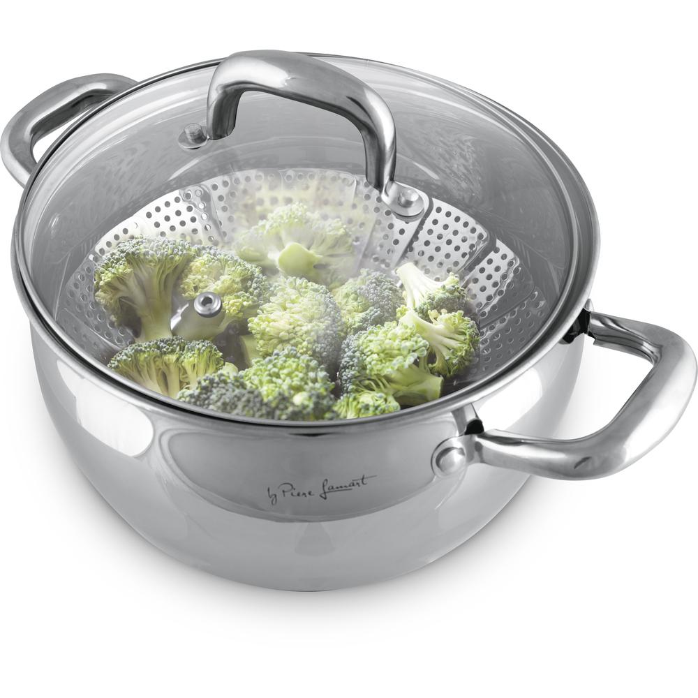 "LAMART" LT 7049 FOLDABLE STAINLESS STEEL STEAMER