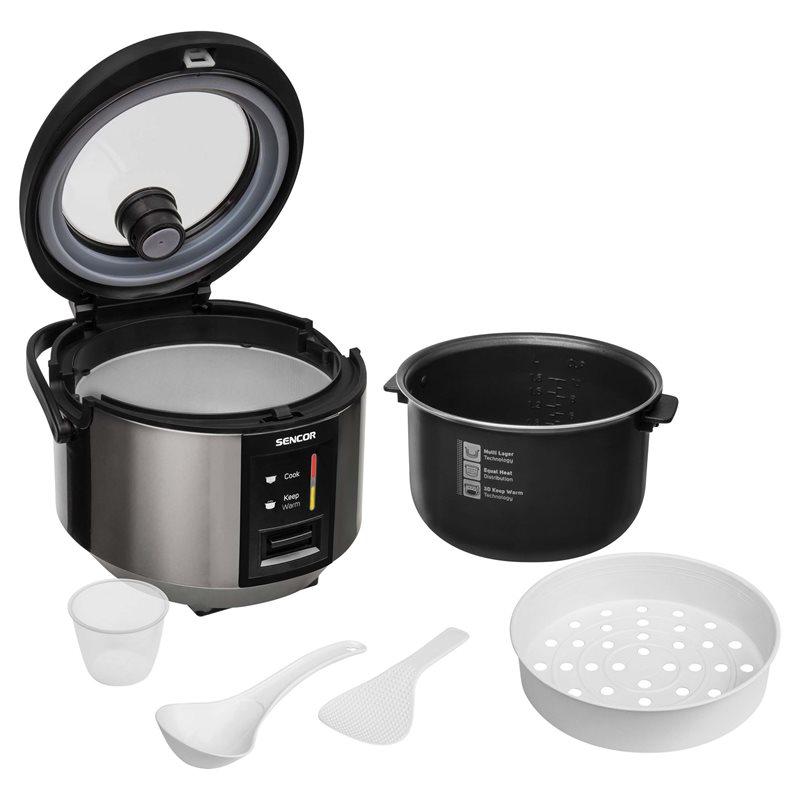 "SENCOR" RICE COOKER 1.8L SILVER (SRM 1890SS)