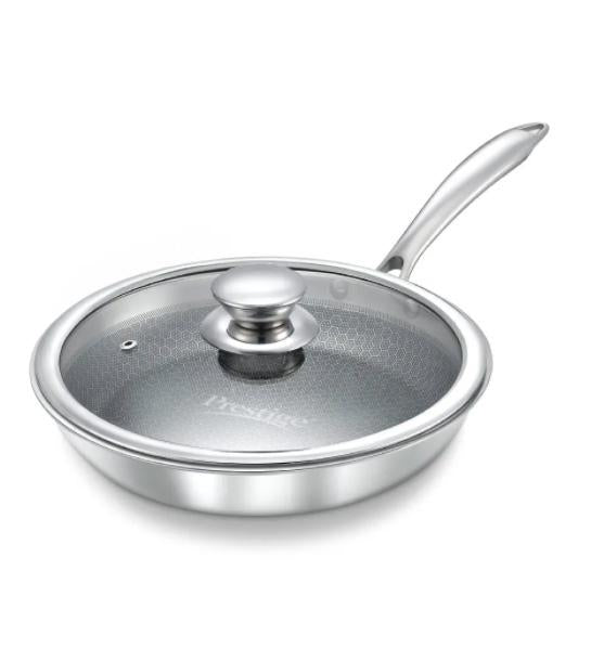 "PRESTIGE"TRY PLY  HONEY COMBO NONSTICK FRY PAN-240MM
