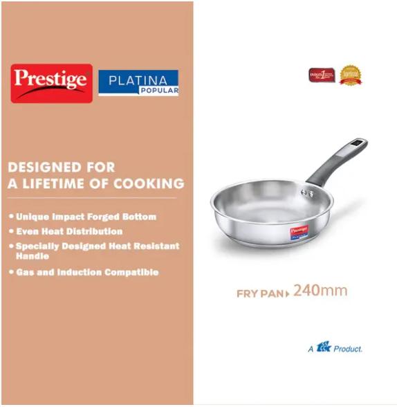 "PRESTIGE" PLATINA POPULAR FRY PAN 240MM