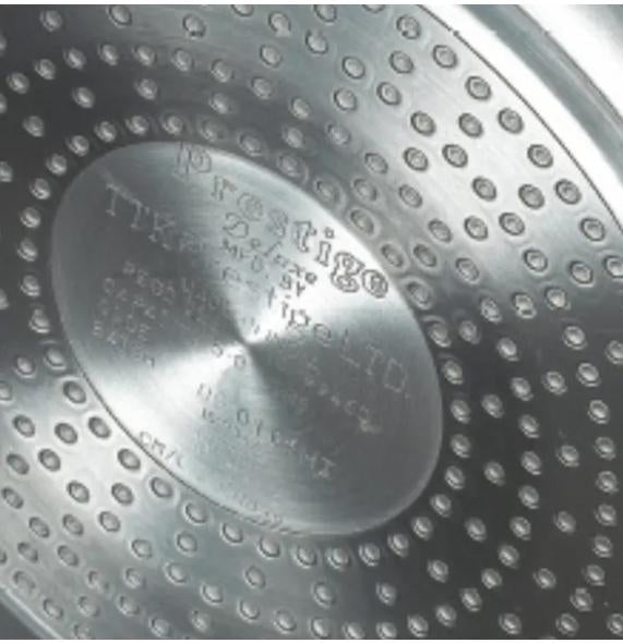 "PRESTIGE" DELUXE ALUMINIUM PRESSURE COOKER JUNIOR HANDI 4.8 L