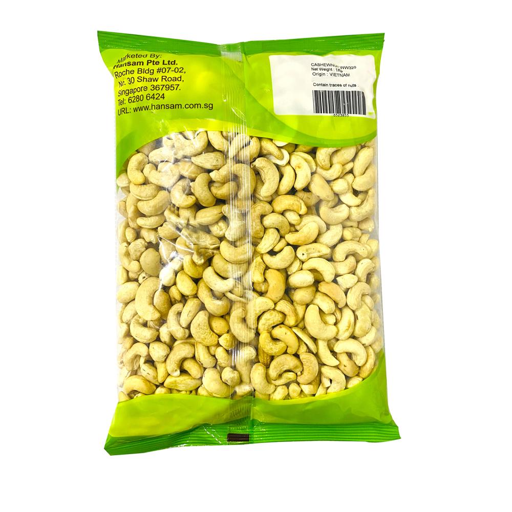 "GOLDEN HARVEST" RAW CASHEW NUTS( W320) - 1KG