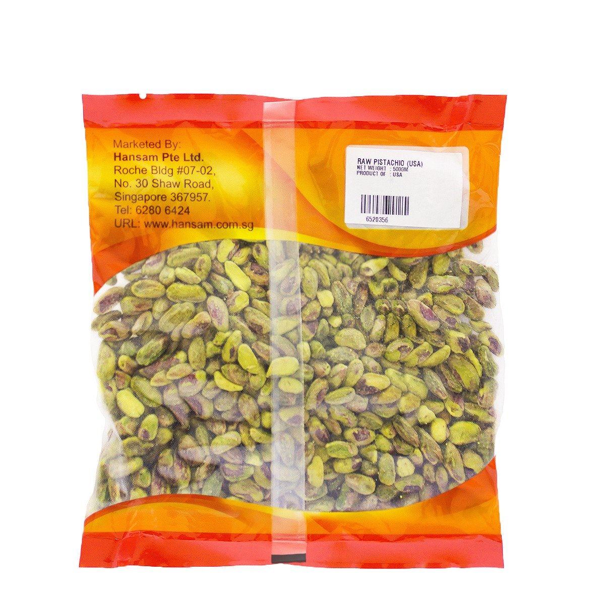 "GOLDEN HARVEST" RAW PISTACHIO 500 GM (USA)