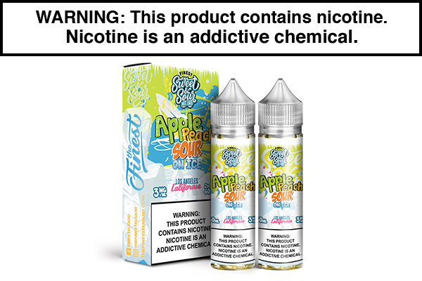 APPLE PEACH SOUR RINGS ON ICE BY FINEST SWEET AND SOUR